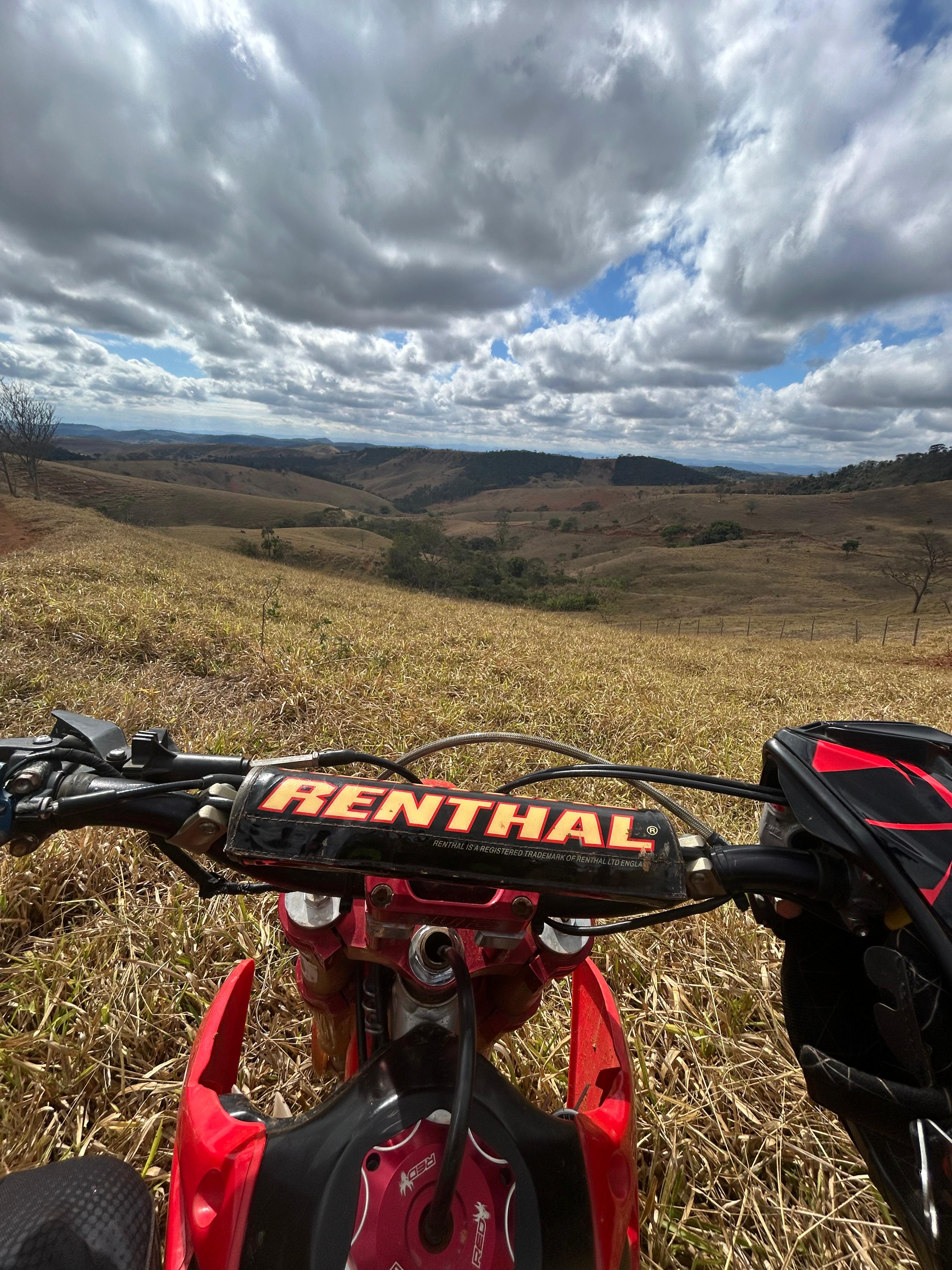 Vista do guidão Renthal